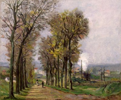 イルドフランスの風景、1878年頃 作： Jean Baptiste Armand Guillaumin